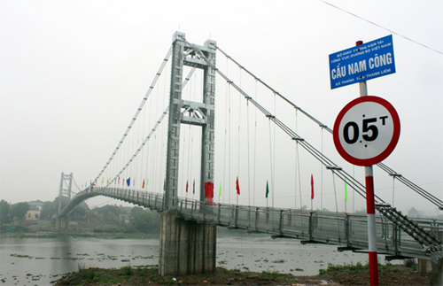 Hoàn thành 187 cầu treo dân sinh trước 30/6/2015

